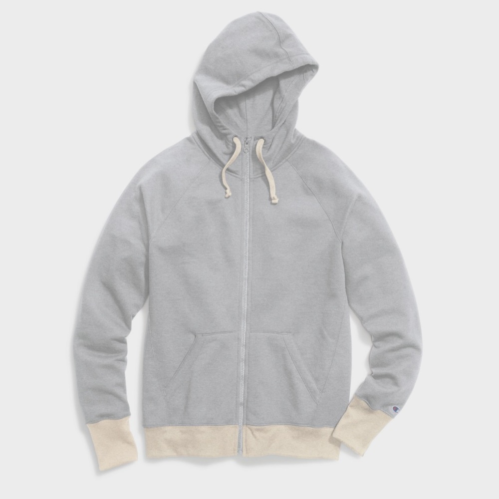 CHAMPION Powerblend® Full Zip Hoodie in a soft brushed fleece.